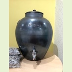 【予約注文】活水器　陶器１３L（きららの石 2.1kg 付）　素焼きの瓶