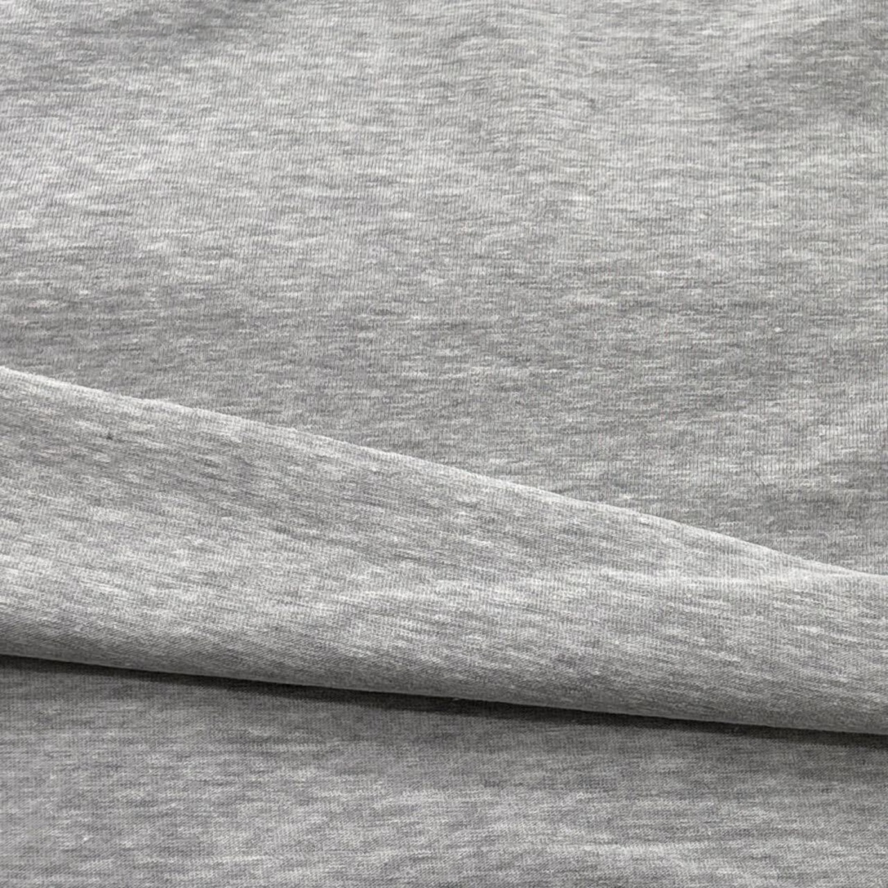 ★TC580◆5m◆長尺◆綿100％丸仕上げ天竺ニット生地◆ライトグレー