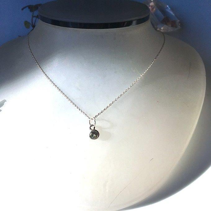 【一点物】SV925✦3月の誕生石✦⋆.·海の精の宝物 - アクアマリンpetiteネックレス⋆.·✦