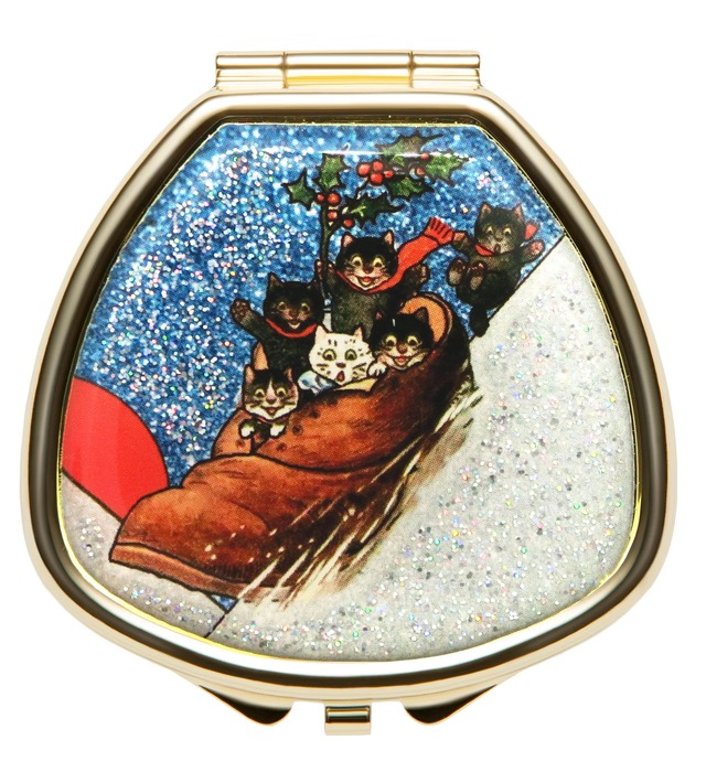 Andrea Garland (アンドレアガーランド) アロマリップ＆ネイルバーム ピルボックス 【Glitter Cats In Boots】