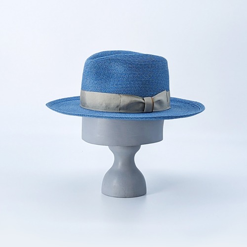 BD-BD105 Abaca Center Crease Hat - BLU