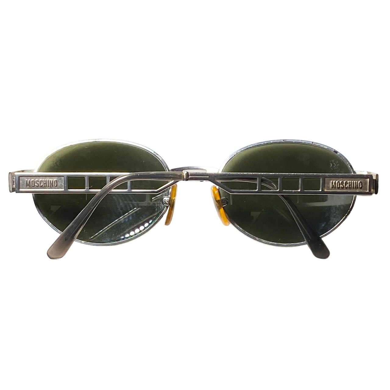 MOSCHINO oval frame sunglasses