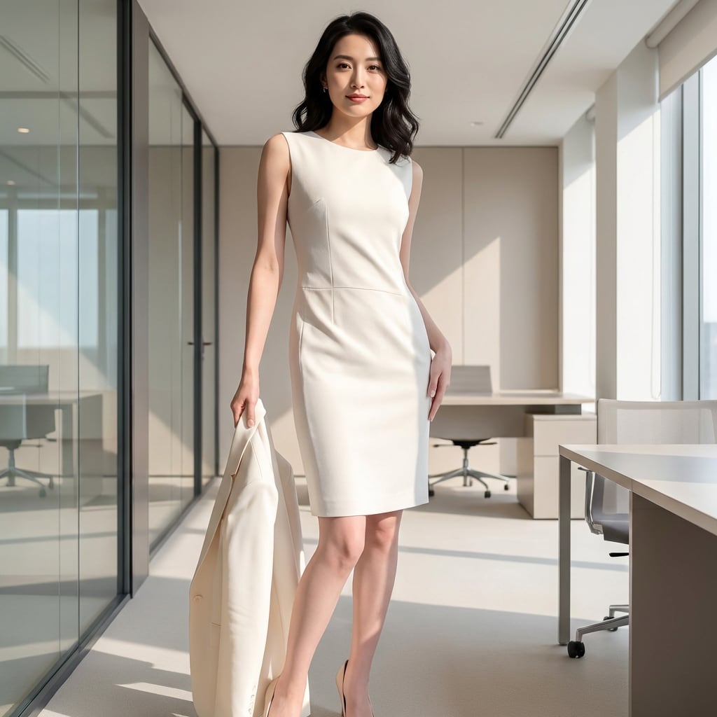 ノースリーブワンピースドレスandテーラードジャケット A1000