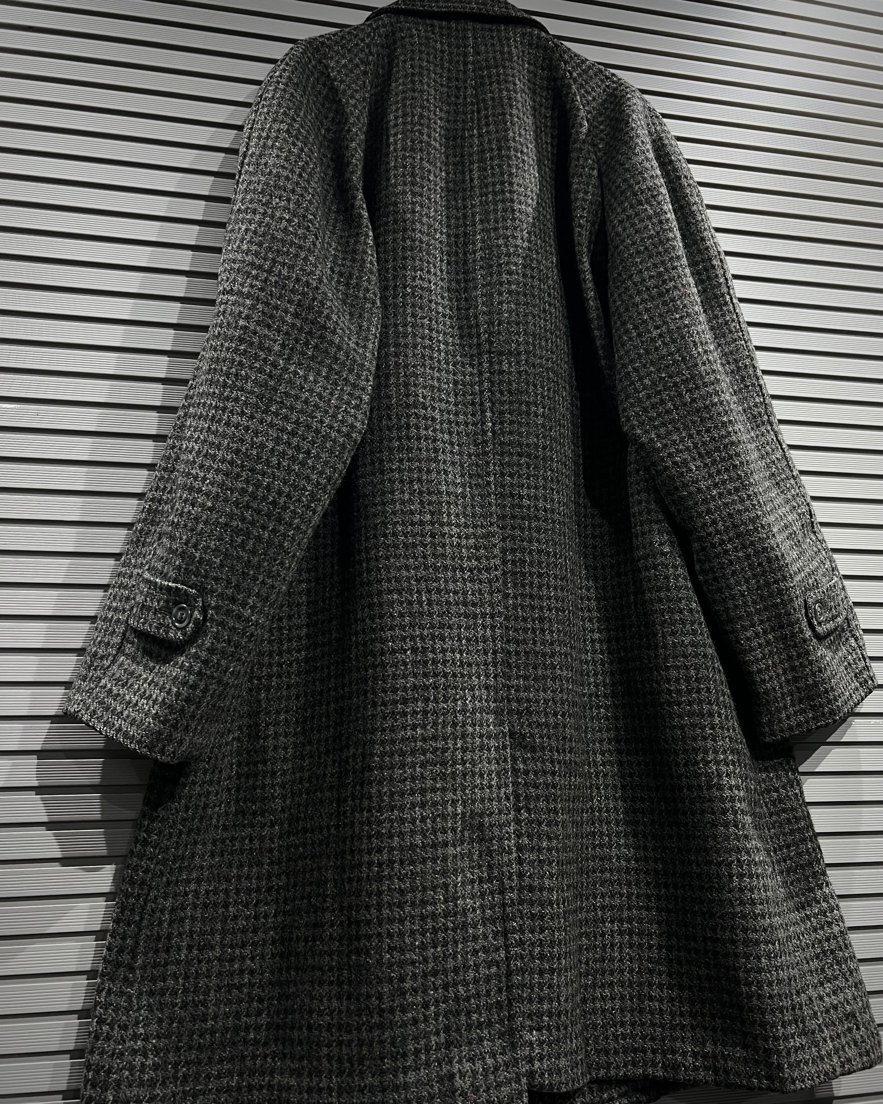 X VINTAGE】60's “Harris Tweed” Vintage Loose Long Coat | Caka(カカ