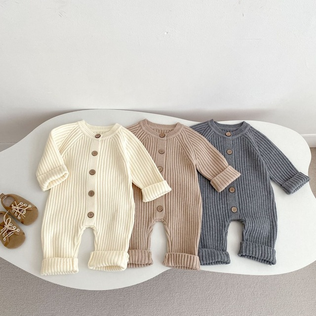 【66-90】ニットリブロンパース C1225