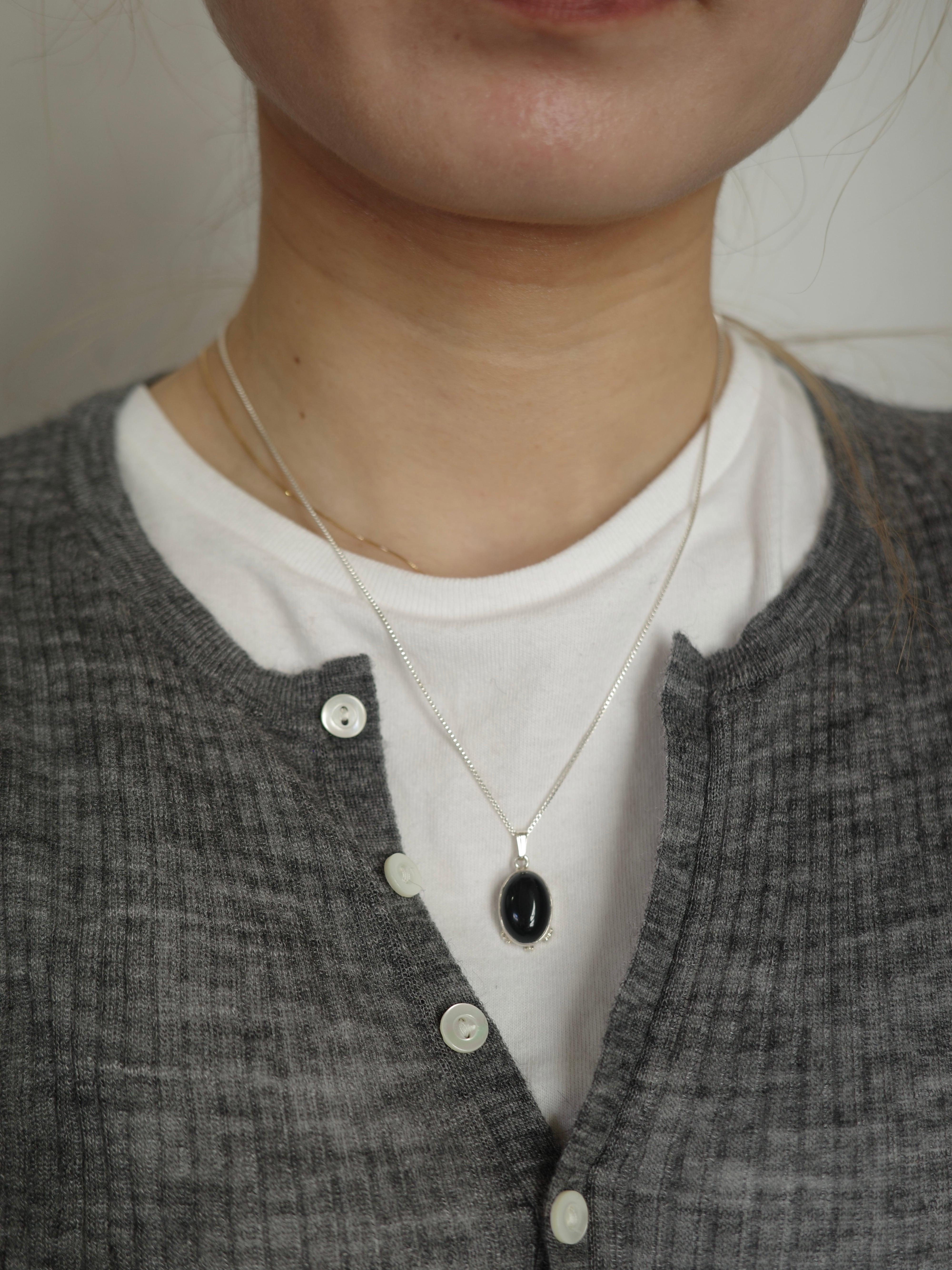 ペンダント　ヴィンテージ Vintage Ethic Memento Mori Carpe Diem Letter Skull Necklace for