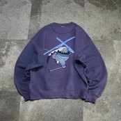 crazy shirt kliban cat fade print sweat