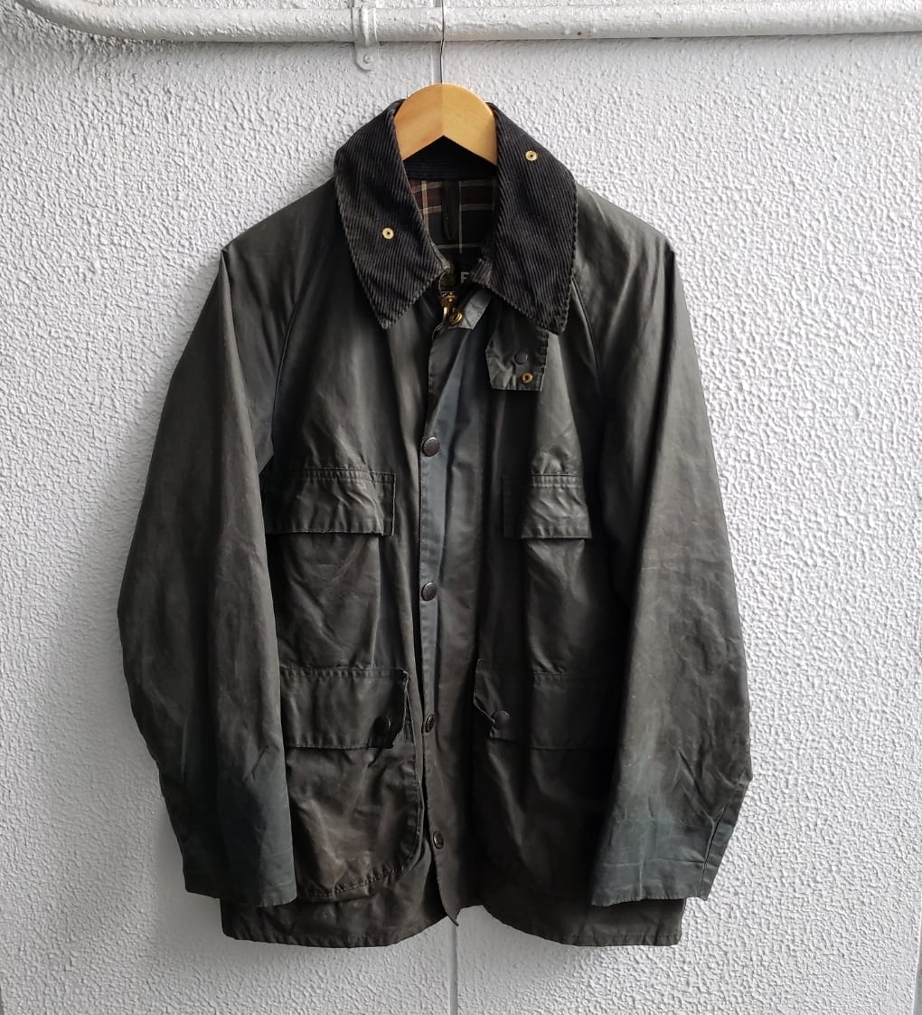 極美品Barbour BEDALE 36 4ポケット 英国系 セージ ビデイル