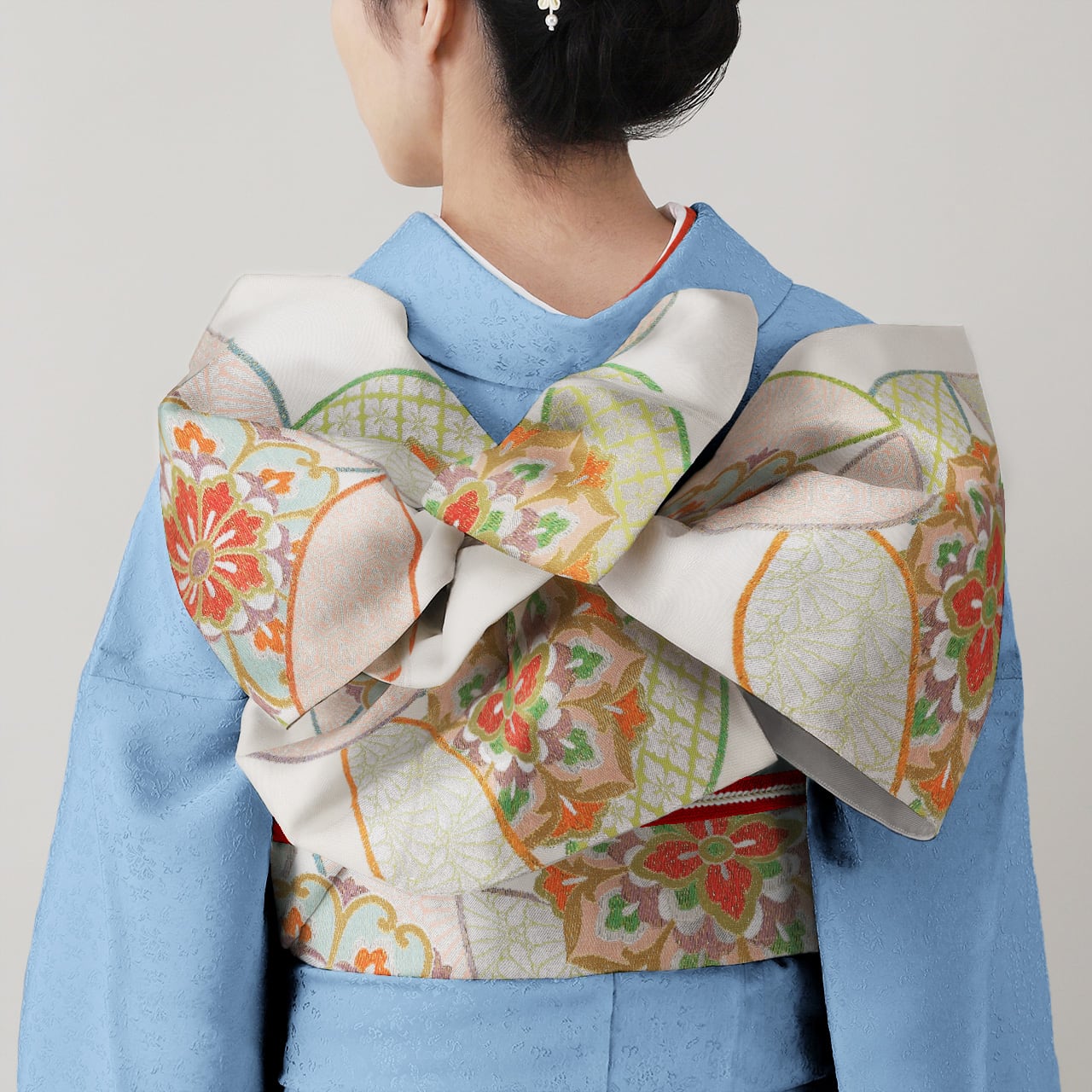 振袖用 袋帯 七宝燦華 (銀) | 川島織物 和装公式オンラインショップ 