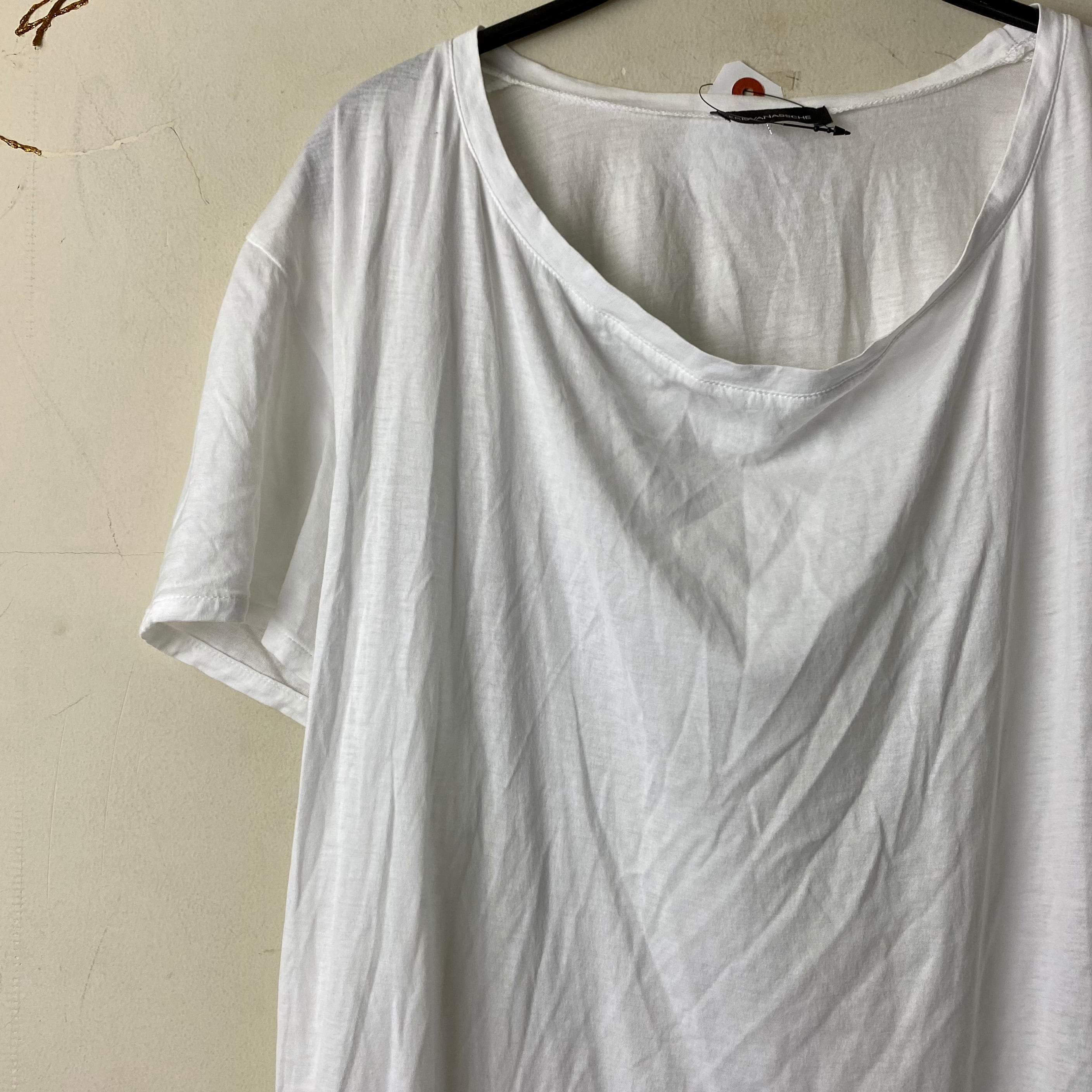 KRIS VAN ASSCHE oversized solid tee | NOIR ONLINE