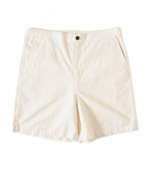 UNIVERSAL PRODUCTS/241-60507 PHATEE HEMP GARMENT DYED OVER SHORTS (IVORY)