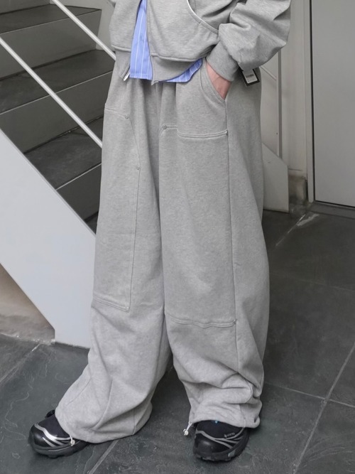 【ALUDE SELECT】stuts wide sweat patns