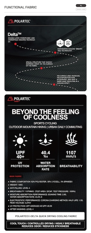 REINDEE LUSION 25AW ポーラテックデルタ クイックドライ スネークスケールクルーネックシャツ