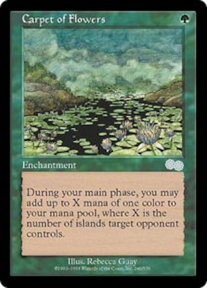 ※プレイ用　MTG　《花の絨毯/Carpet of Flowers(USG)》　英語