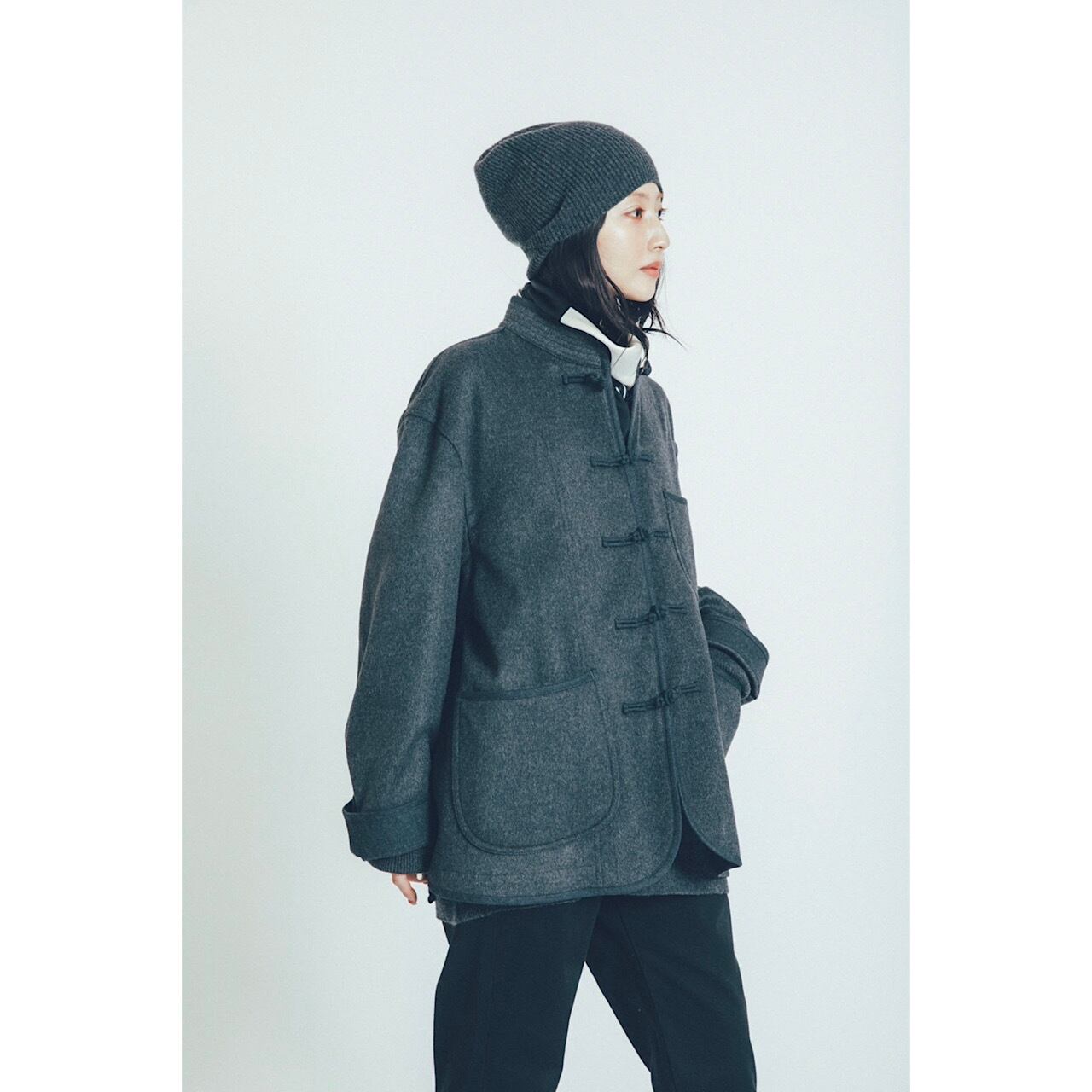 CASHMERE CHINESE JACKET(BABY CASH) | 【OFFICIAL】PORTER CLASSIC 