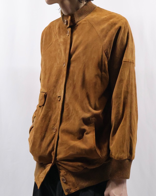 suede leather bomber Jacket