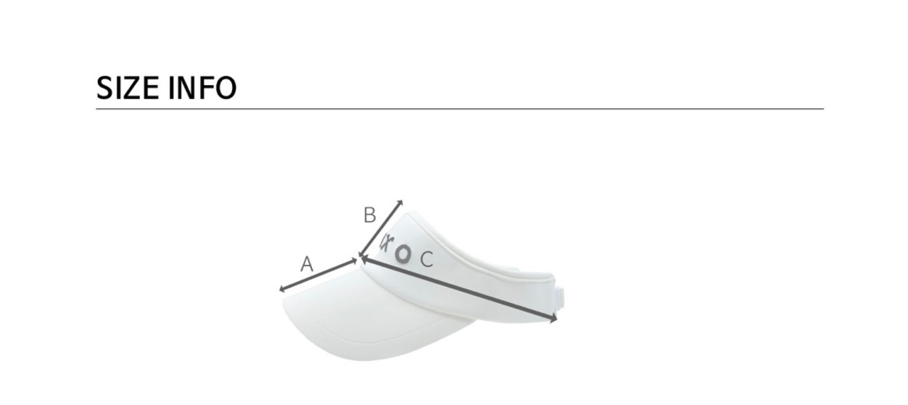 GOXO ゴーエックスオー ロゴラブリーフィットバイザー ホワイト