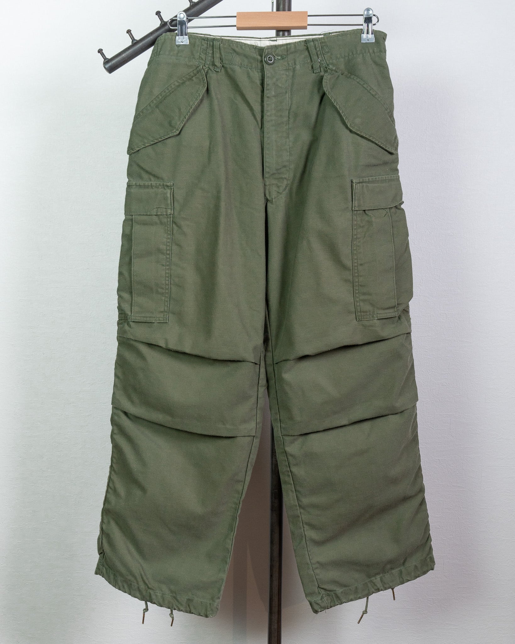 初期型 US ARMY M-65アルミジップ カーゴ パンツ Sミリタリー S-R】U.S.Army M-65 Field Trousers Aluminum Zipper 