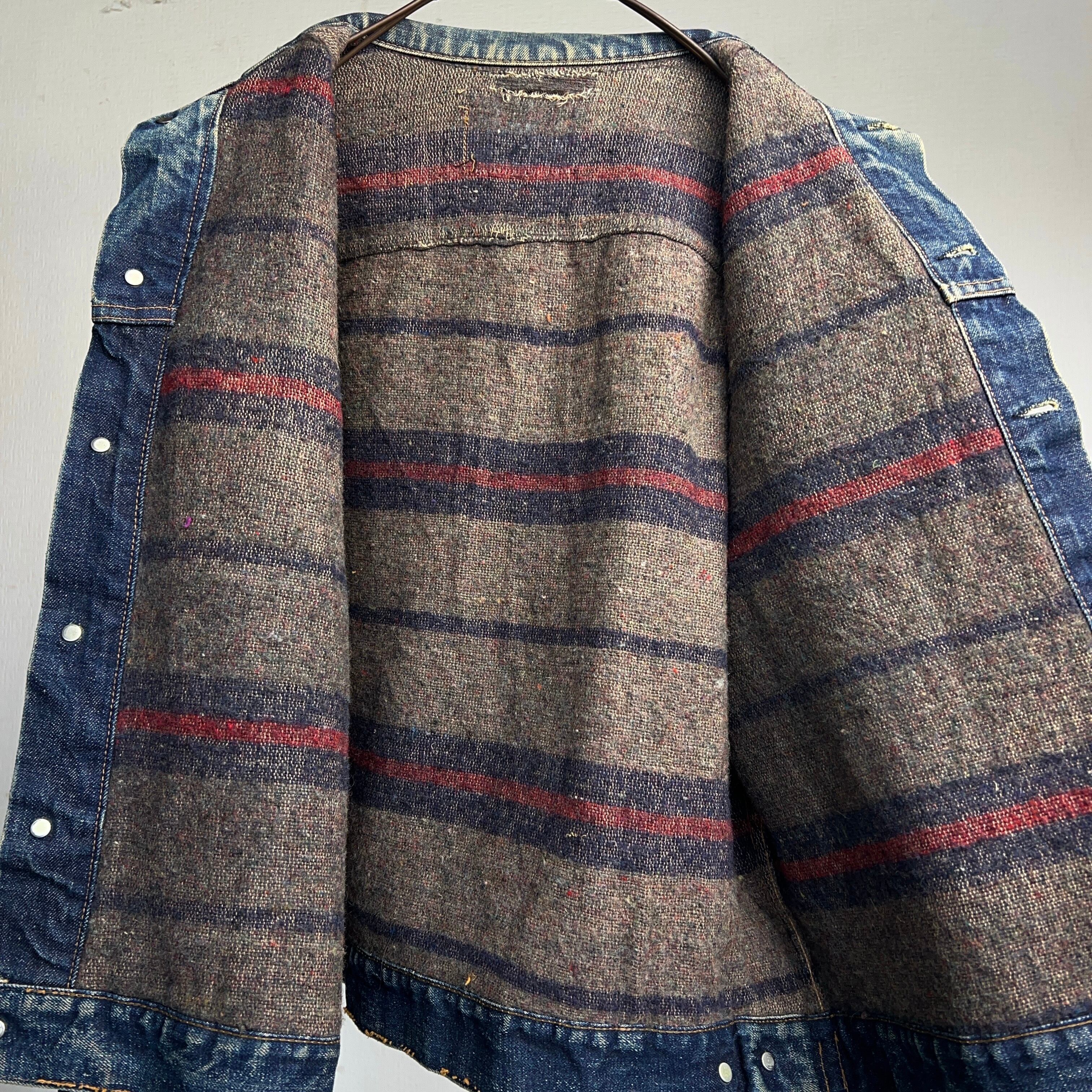 ジャケット・アウター 1970s Levi's 70505-0317 BIGE Blanket Vintage Levi's Big E 70505-0317 Blanket Lined Type III Denim