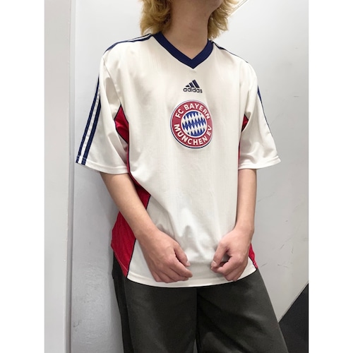 90's adidas "Bayern München" サッカーシャツ