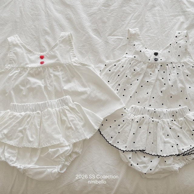 【6/18〆予約】<ninibello>  bebe Bubble pop sleeveless blouse