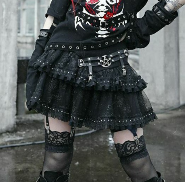 2022 GOTH METAL! ペンタグラム ペプラムスカート / GOTHIC ARMS