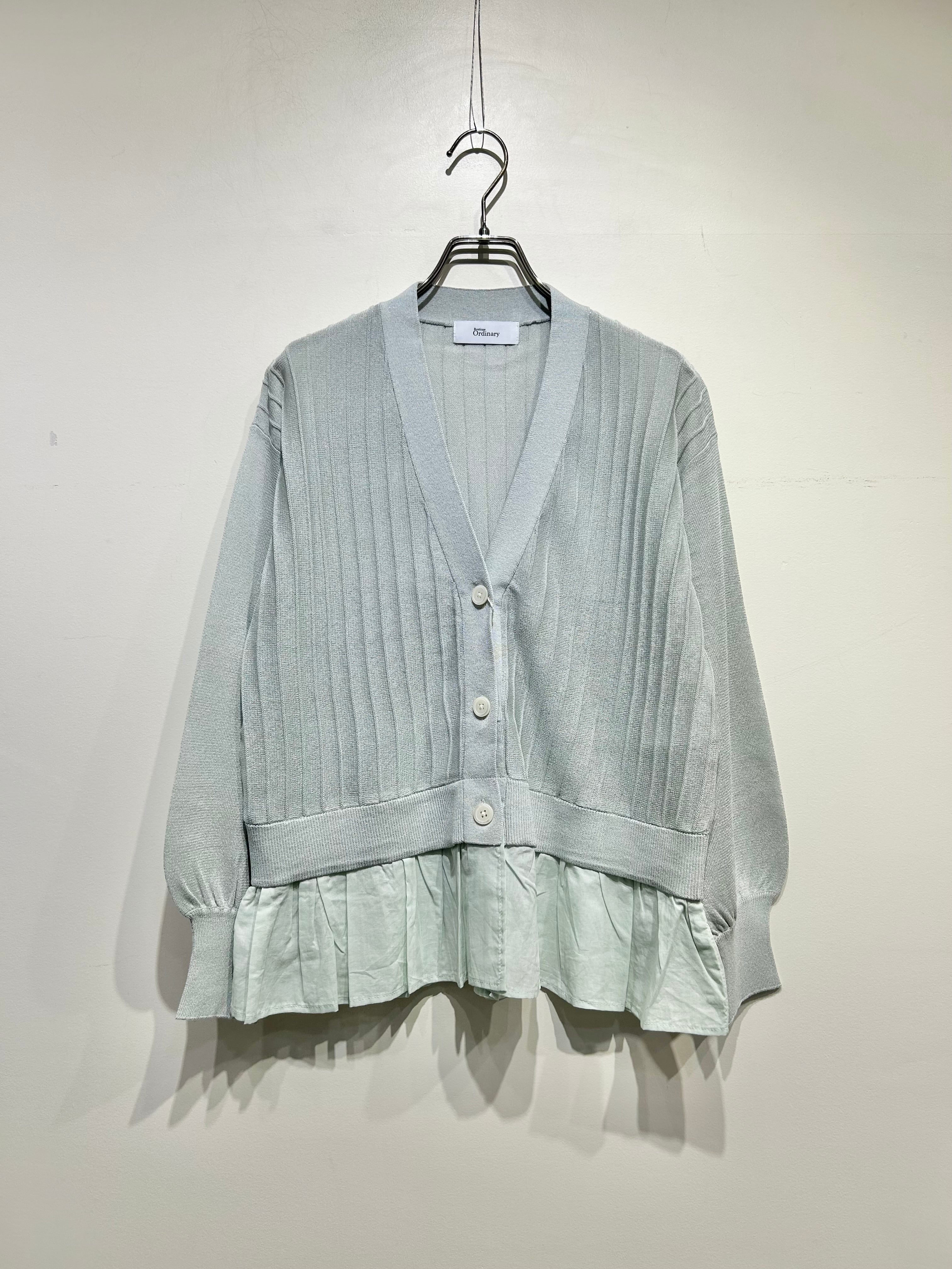 Boutique Ordinary レイヤードヘムカーディガン