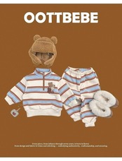 韓国子供服 / 26winter / oottbebe / くまのお友達上下セット / ベビー&キッズ / 冬服 *XS~XL*