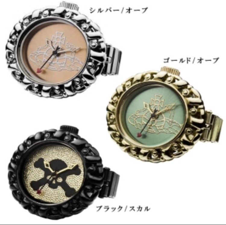 【Vivienne Westwood】リングウォッチ ブラックスカル♡ | BlissColors powered by BASE