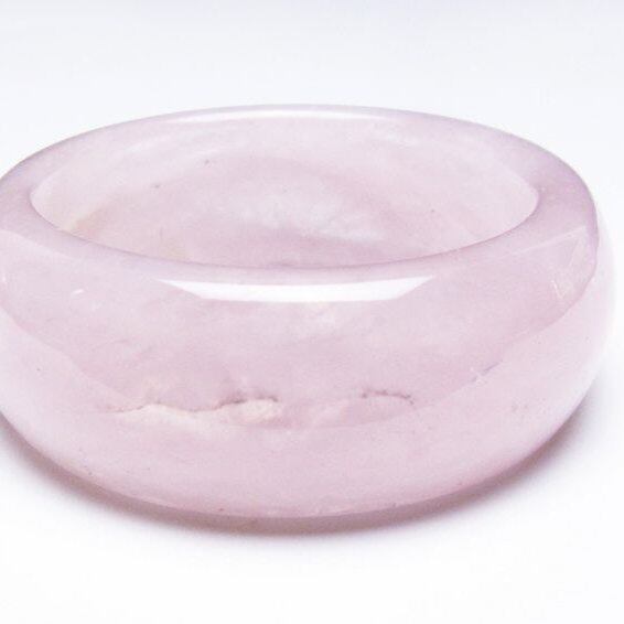 ローズクォーツ バングル 一点物 メール便可 [M便 1/10] 111-37014