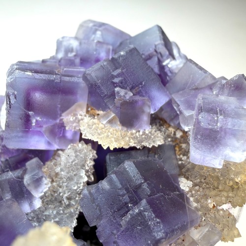 フローライト / クォーツ【Fluorite with Quartz】スペイン産