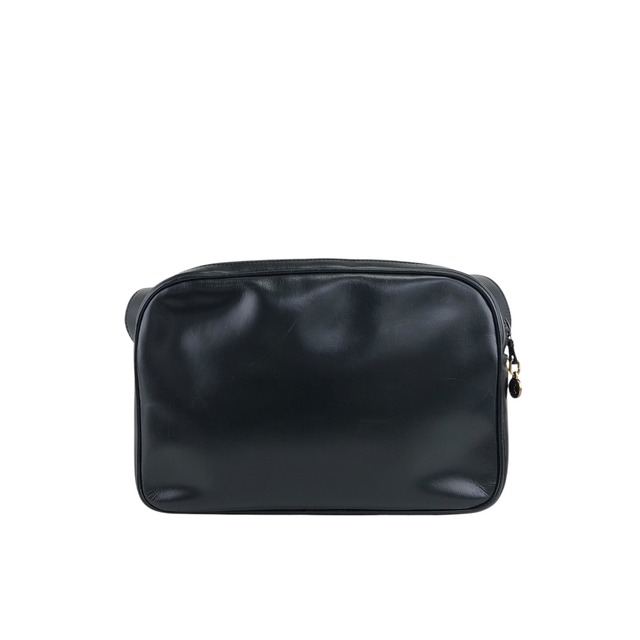 CELINE セリーヌ ショルダーバッグ ブラック ブラゾン レザー vintage ヴィンテージ オールド kan4ny
