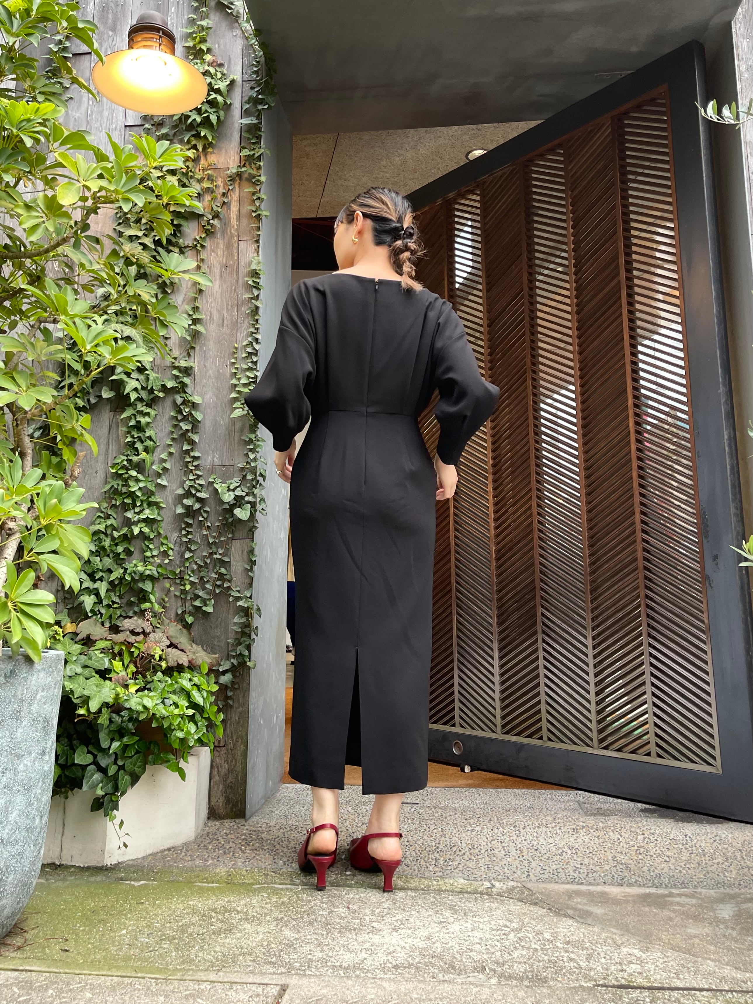 Mame Kurogouchi マメクロゴウチ / Boat Neck Dress | TRENTオンライン 