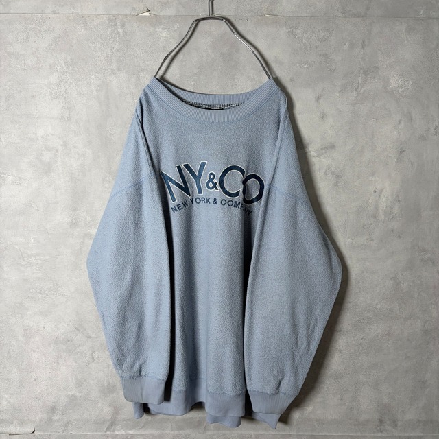 #7269 "NY&CO" logo embroidery pile sweat