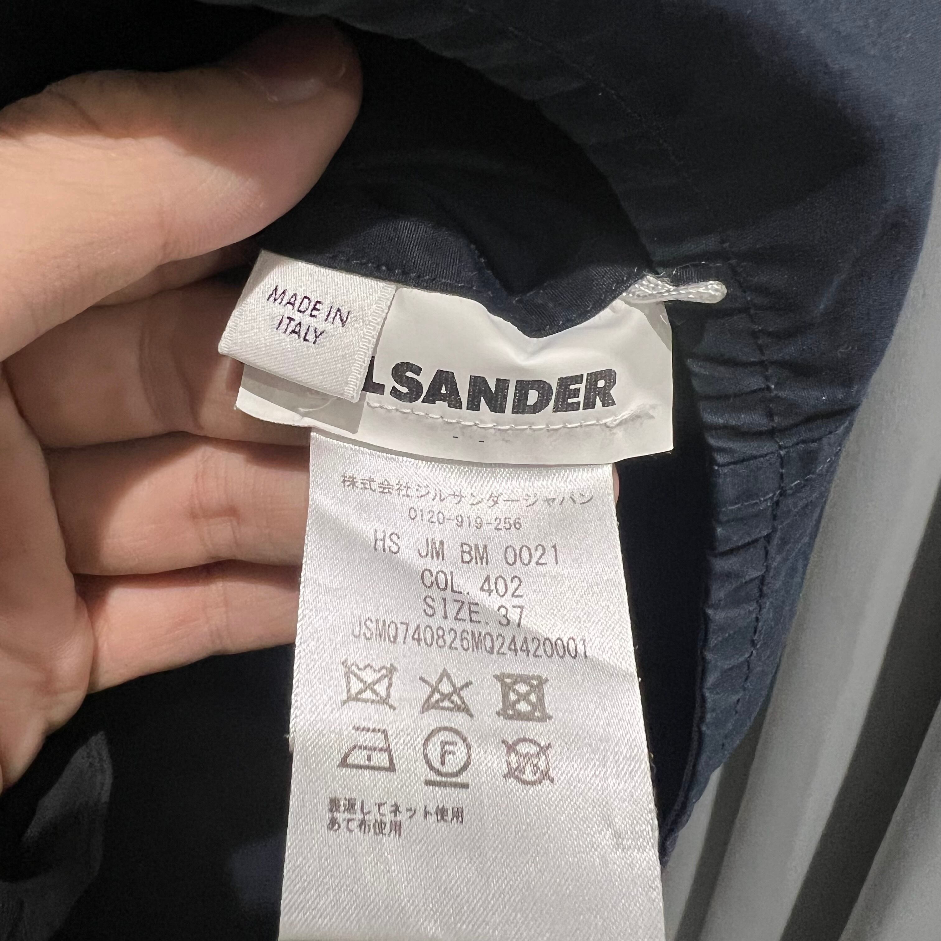 JIL SANDER ジルサンダー 20SS OVERSIZE SHIRT 長袖オーバーサイズ 