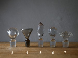 no.2 (3~7) BOUCHON  ガラスの蓋 ブロカント アンティークのある暮らし