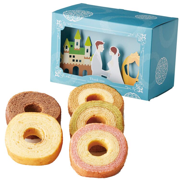 バウムクーヘン 3d Box フェンフバームセット 結婚式 引出物 引き菓子 内祝い 幸せデリバリー ギフト 結婚式アイテム 手芸用品の通販
