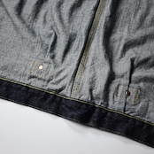 INTÉRIM / WASH HEAVY KIBATA SHUTTLE HYPER BIG WWII "1ST" DENIM JACKET
