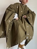 "Carny Couture" 40s Vintage Military Poncho