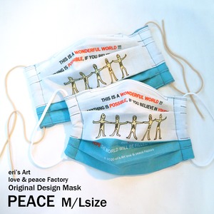 再販【Original Design MASK】 "PEACE"　ILL-mask-02