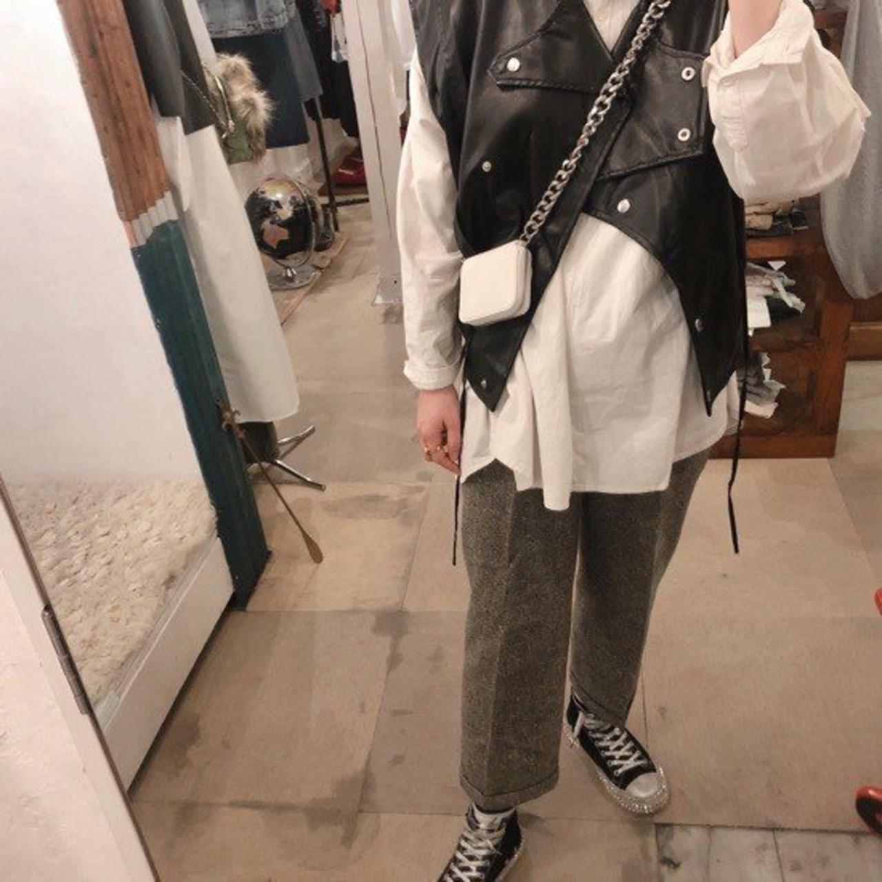 TOPANGA Bag　キャッシュレスバッグ　ホワイト