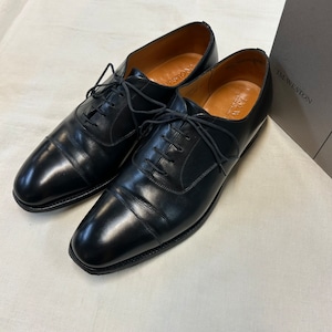 J.M WESTON "300" CAP-TOE LEATHER SHOES《7 B》