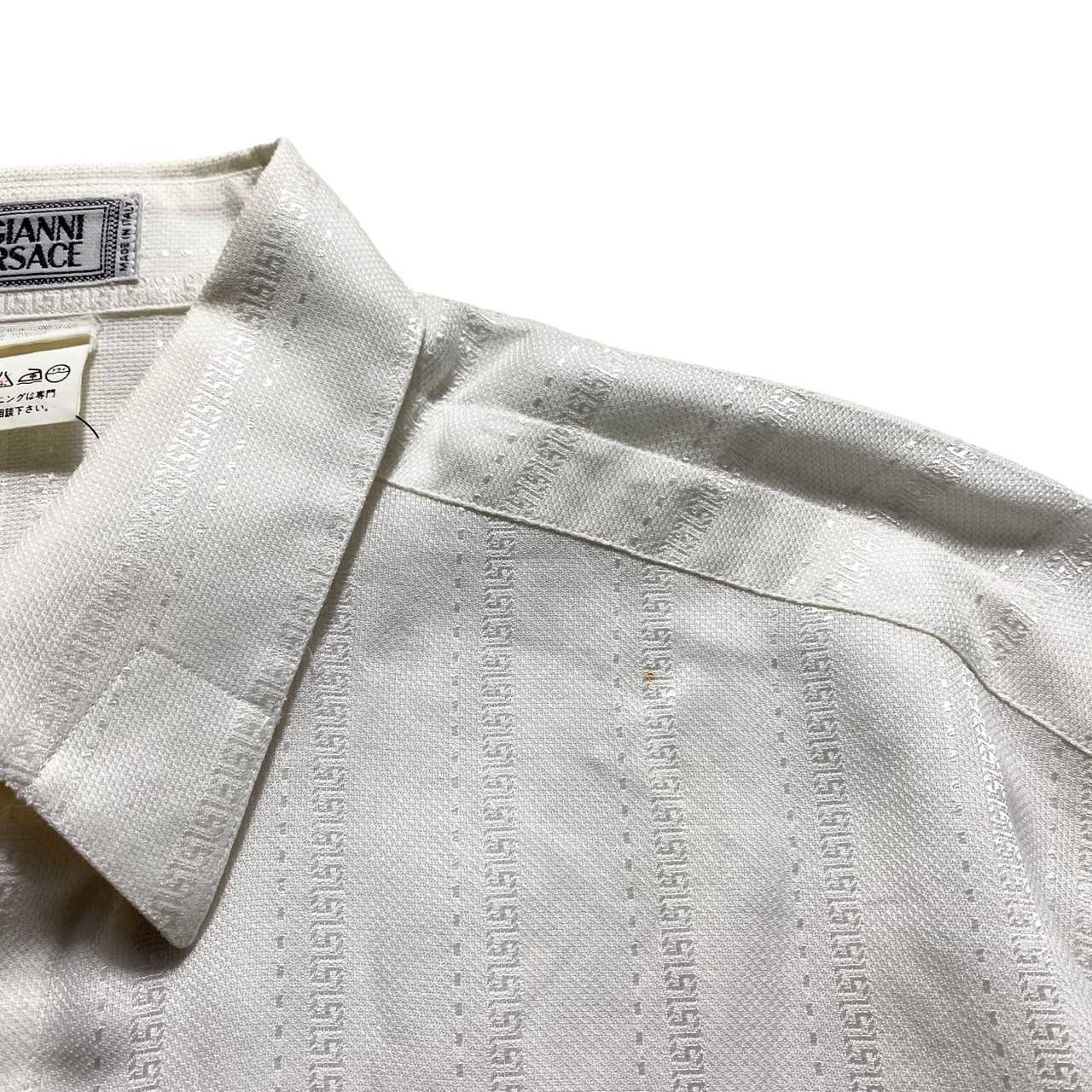 vintage GIANNI VERSACE greca woven shirt