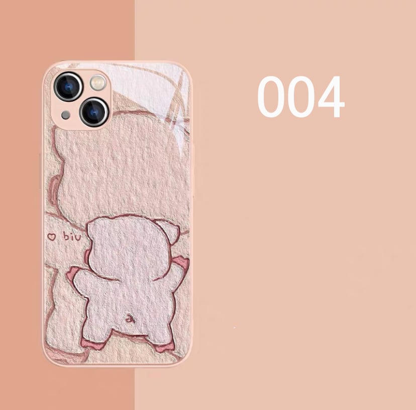 パンダさんとピンクブタ】iPhone15/15plus/15pro/15promaxケース パンダさんとピンクブタ】iPhone15/15plus/15pro/15promaxケース