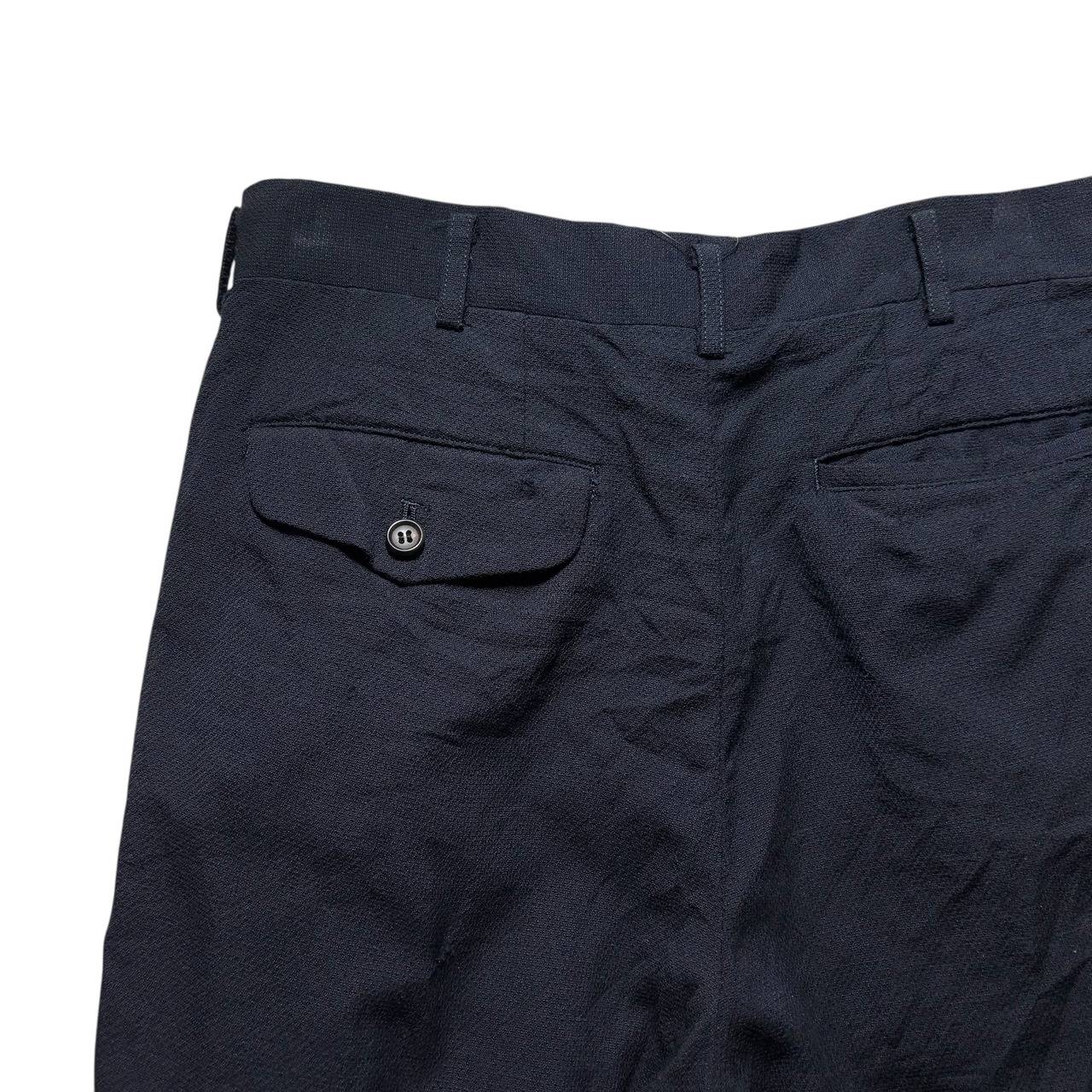 AD1997 COMME des GARCONS HOMME textured wool slacks