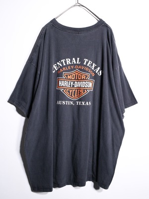 "Harley-Davidson" XXXXXL over silhouette “Bar & Shield” logo tee