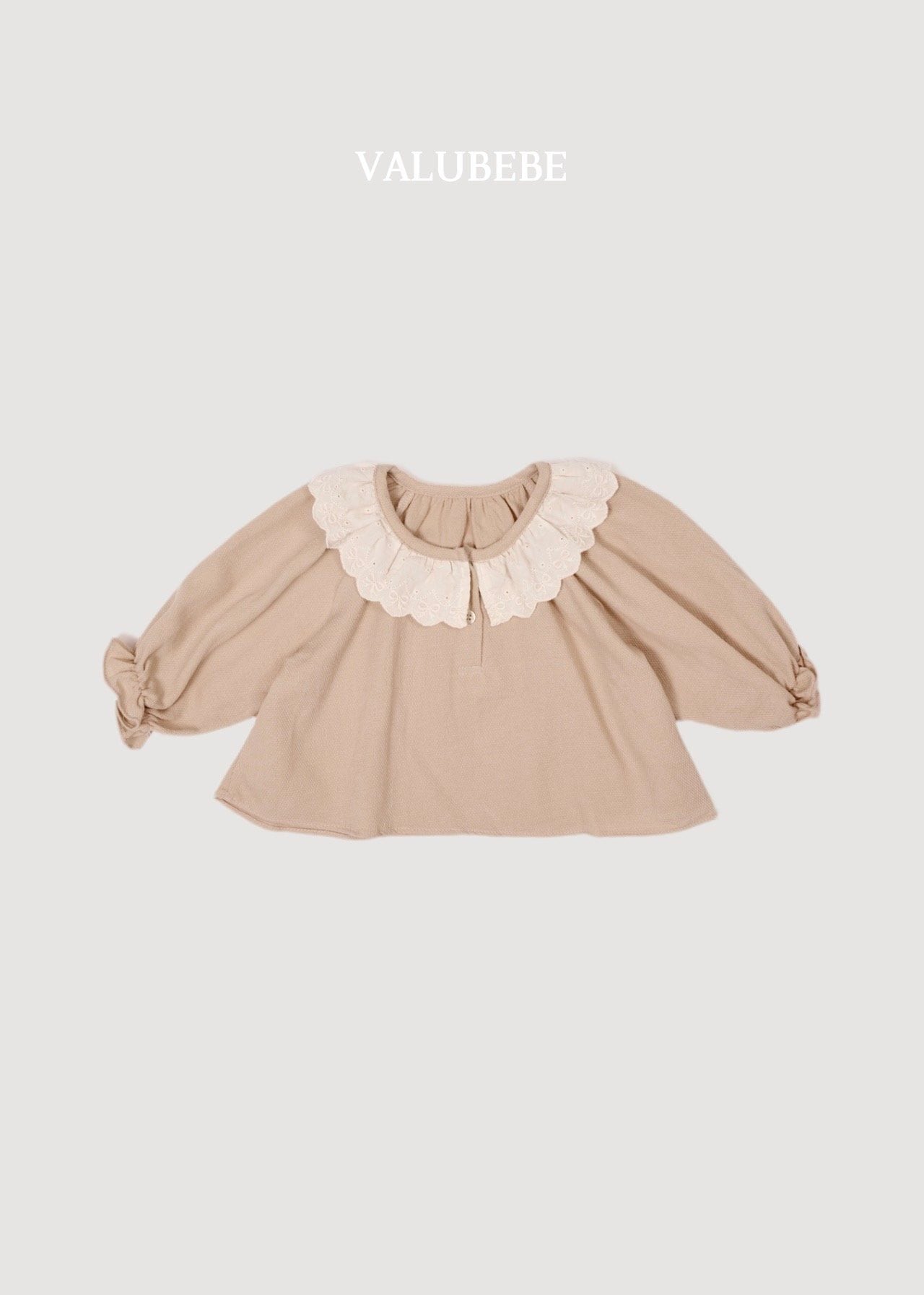 送料無料【予約】/ ラップフリルブラウス /valubebe