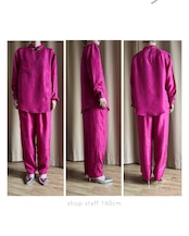 DIANEGILMAN magenta silk set up-5032-10