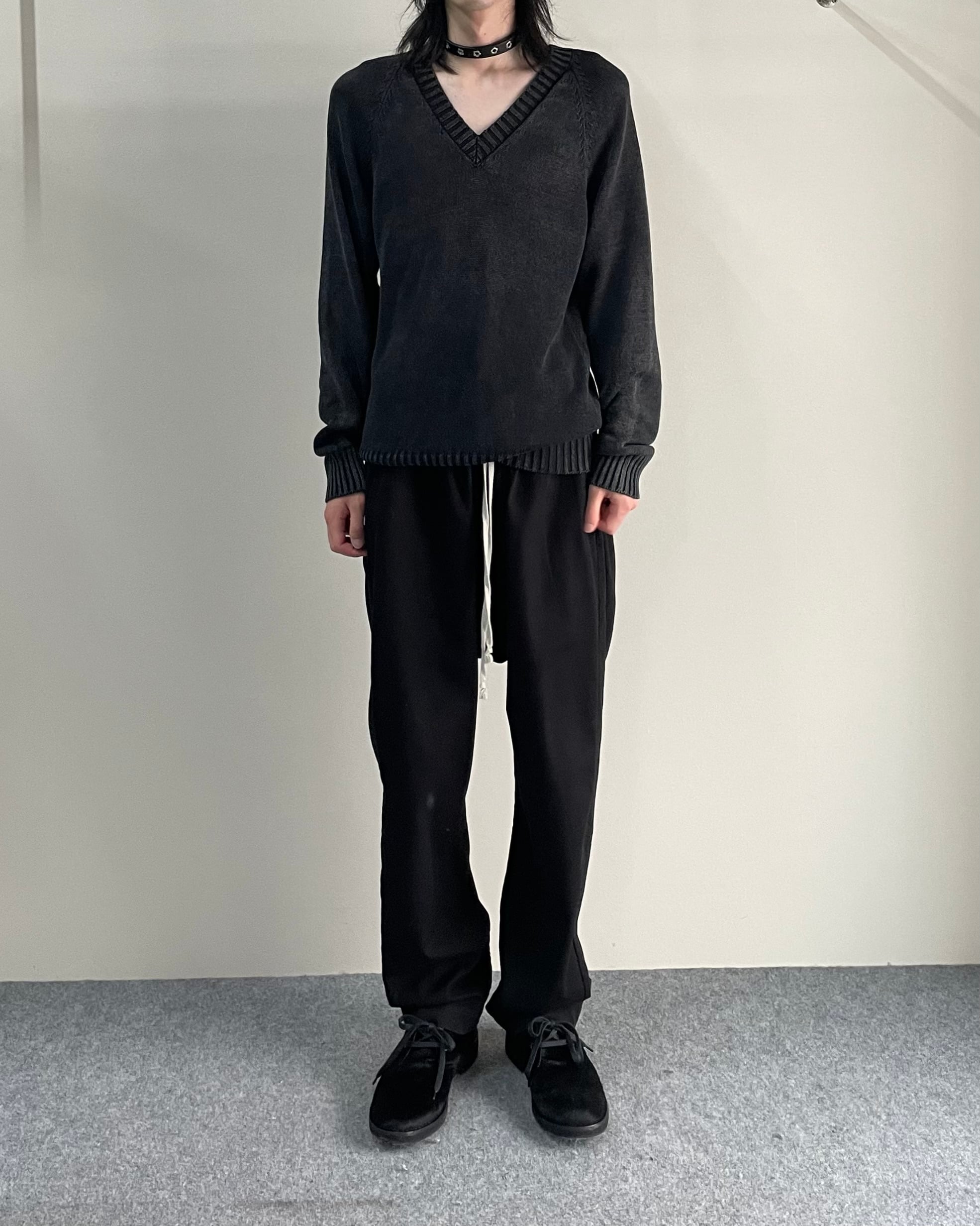 DOLCE＆GABBANA】v-neck rib knit sweater | blendmarket