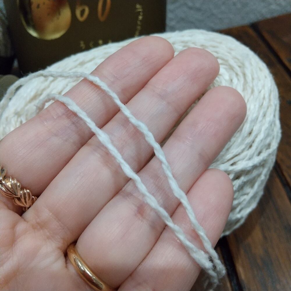 糸のみ）RIBON 初級者向けキッチンクロス 編み物キット by